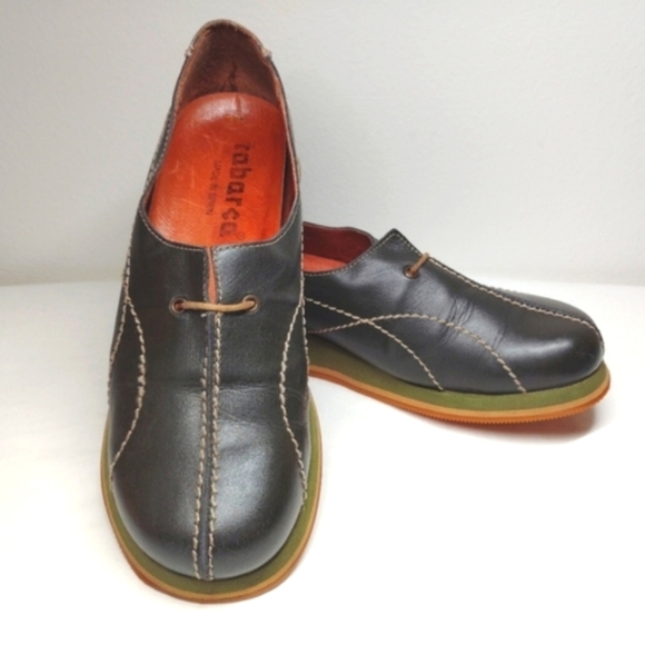 Tabarca Spain Leather Loafers Slip-on Walking Driving Shoes USA 6.5 Eur 37 - Picture 1 of 13